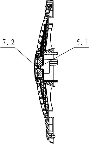 Air guide mechanism of box fan