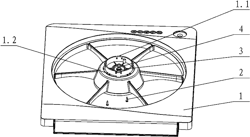 Air guide mechanism of box fan