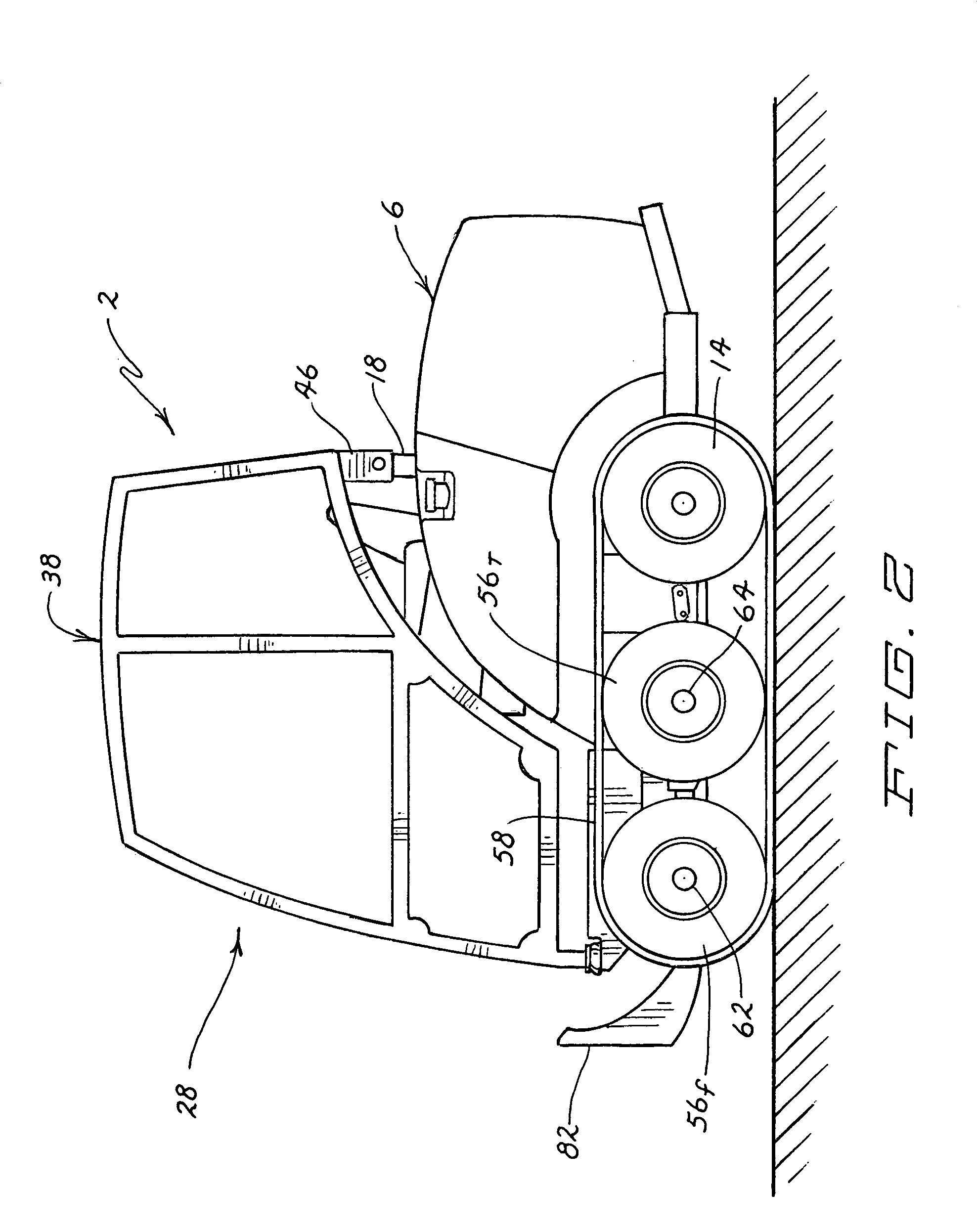 Mower with ground following cutting deck and weight transfer between deck and frame