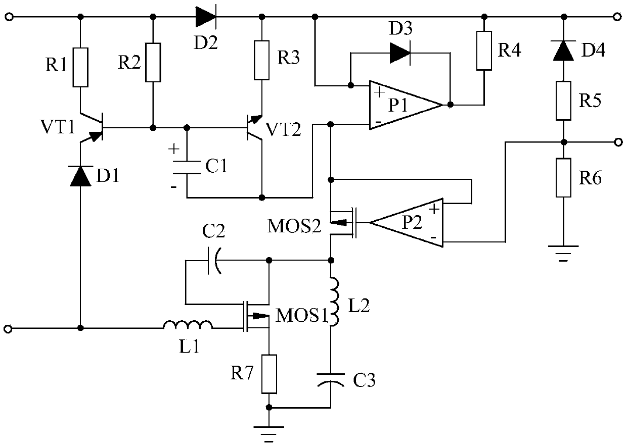 Intelligent shell breaking control system for aluminum electrolysis based on triode self-excited oscillating circuit