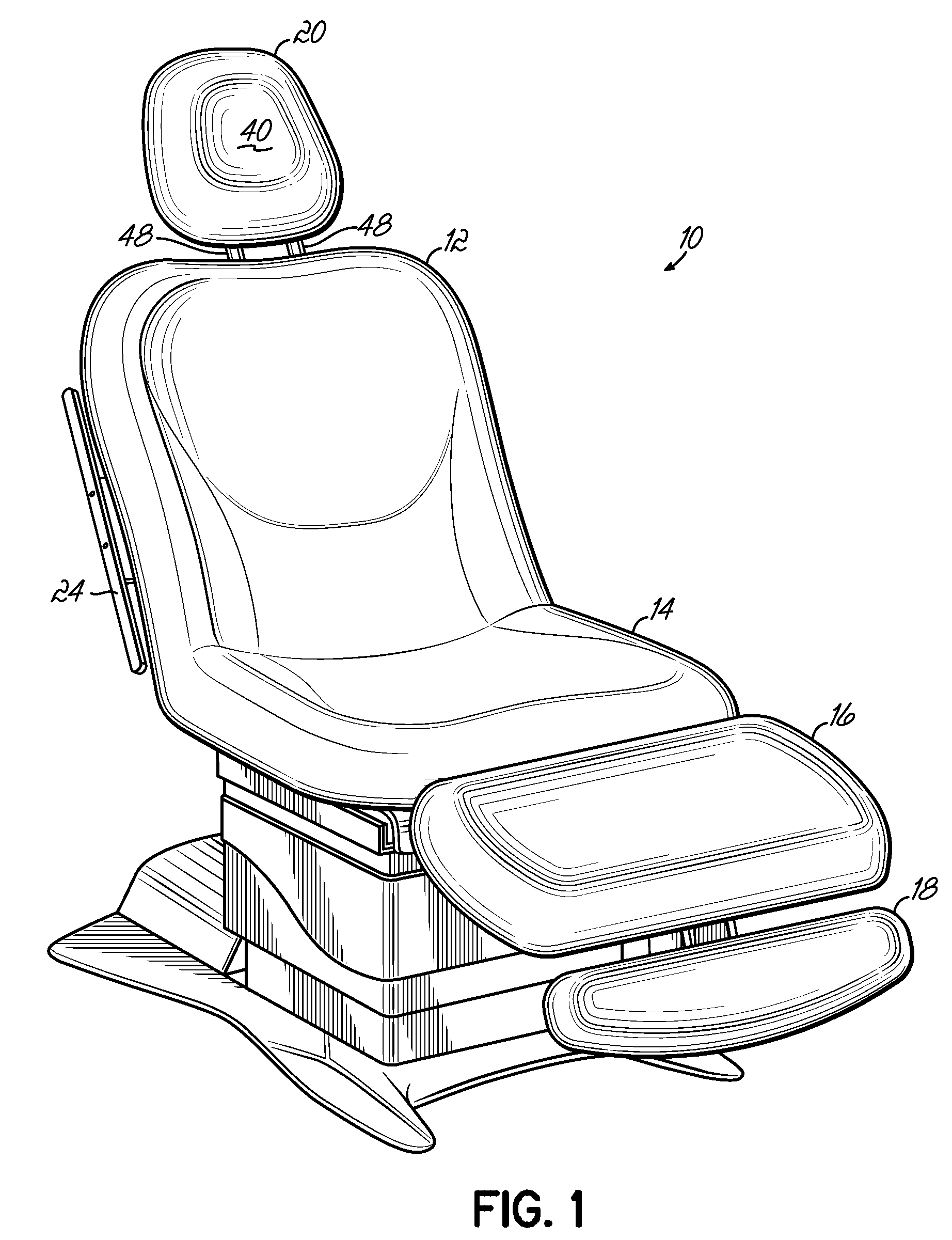 Floating bearing and clamp system for patient procedures chair mounting and positioning posts