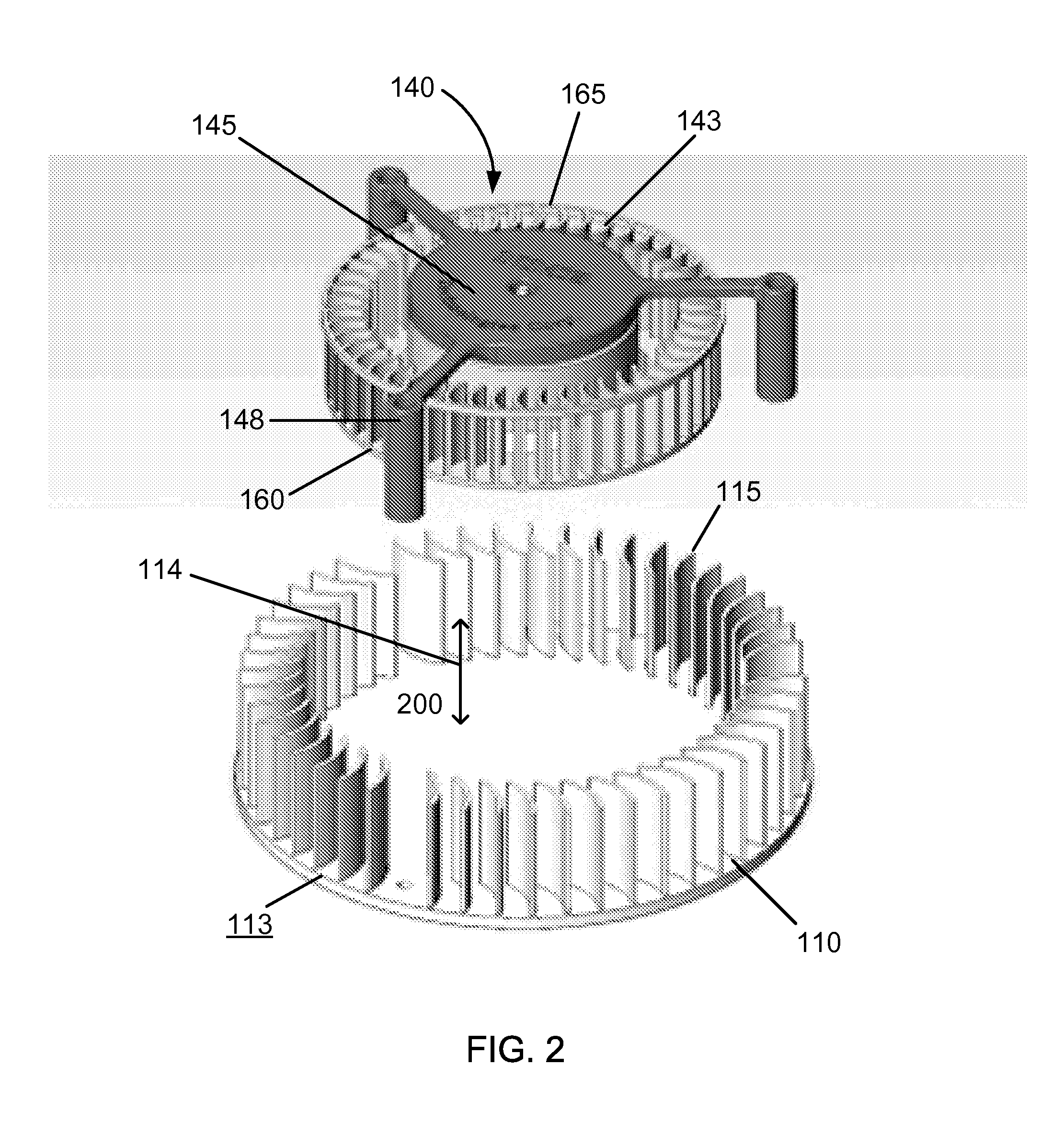 Compact air cooling system