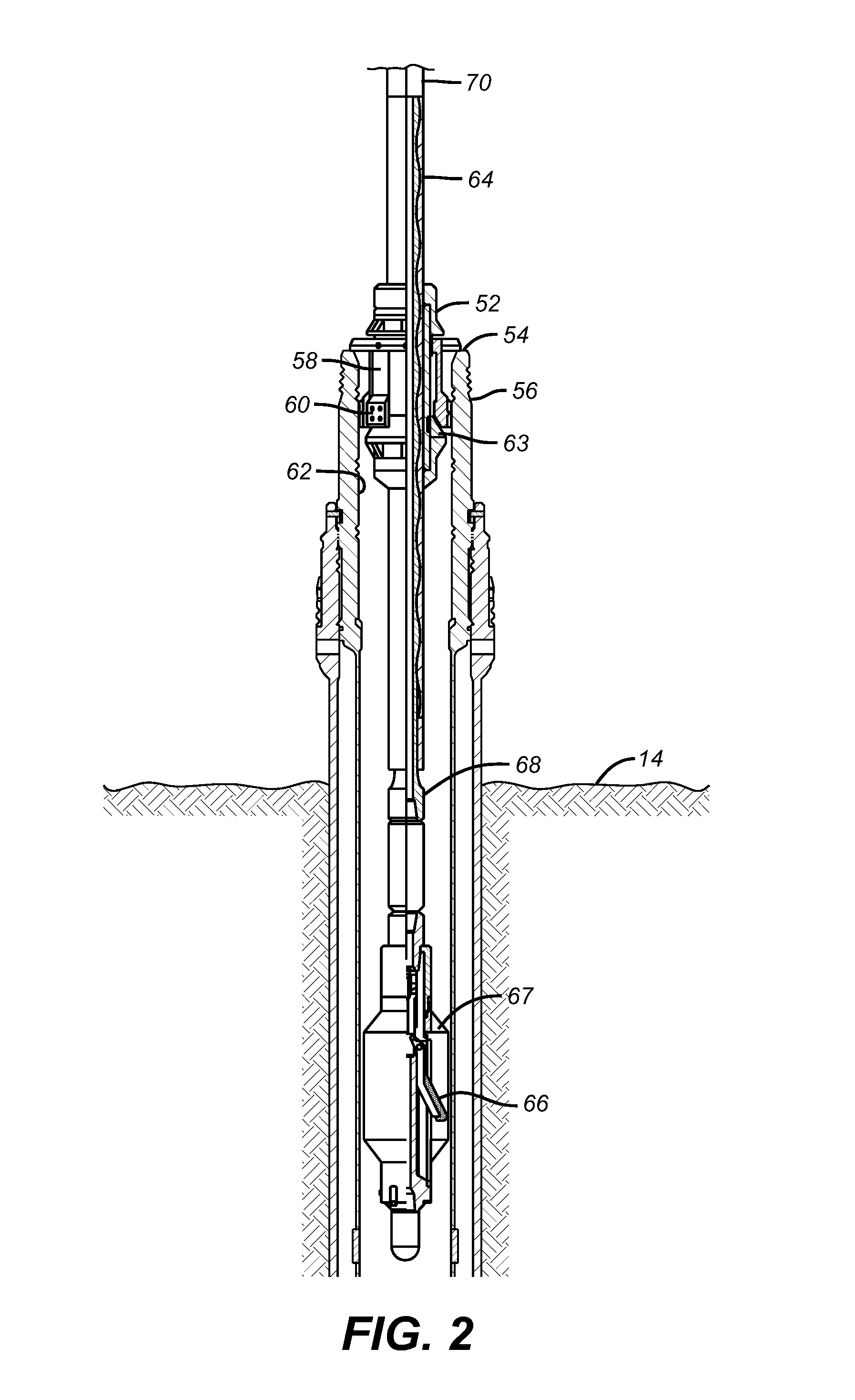 Combination motor casing and spear