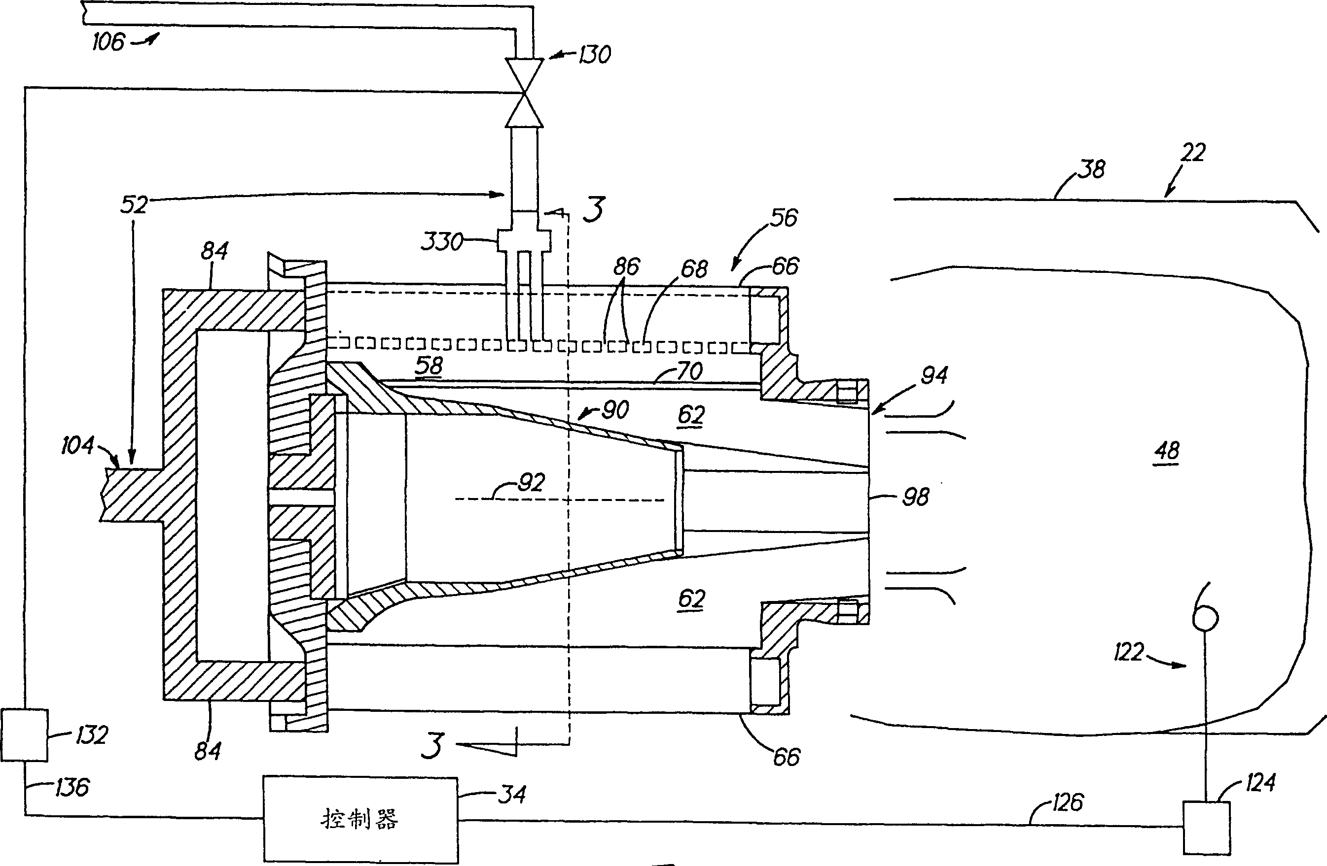 Method and device for gas burner