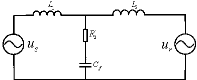 LCL filter with coupled inductors