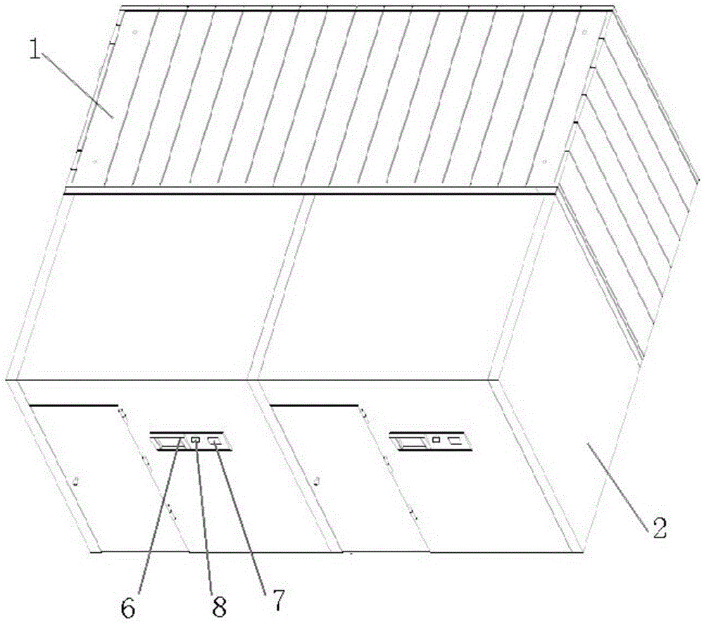 Intelligent object watching room of full-automatic safe deposit box