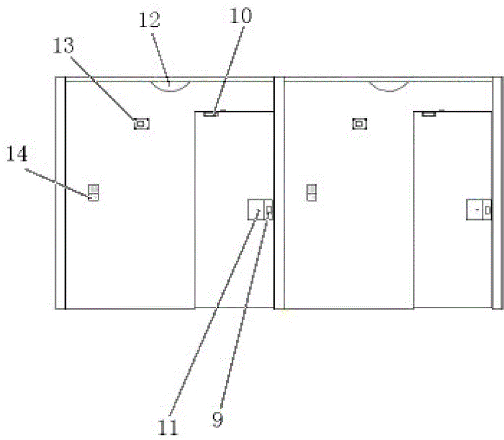 Intelligent object watching room of full-automatic safe deposit box