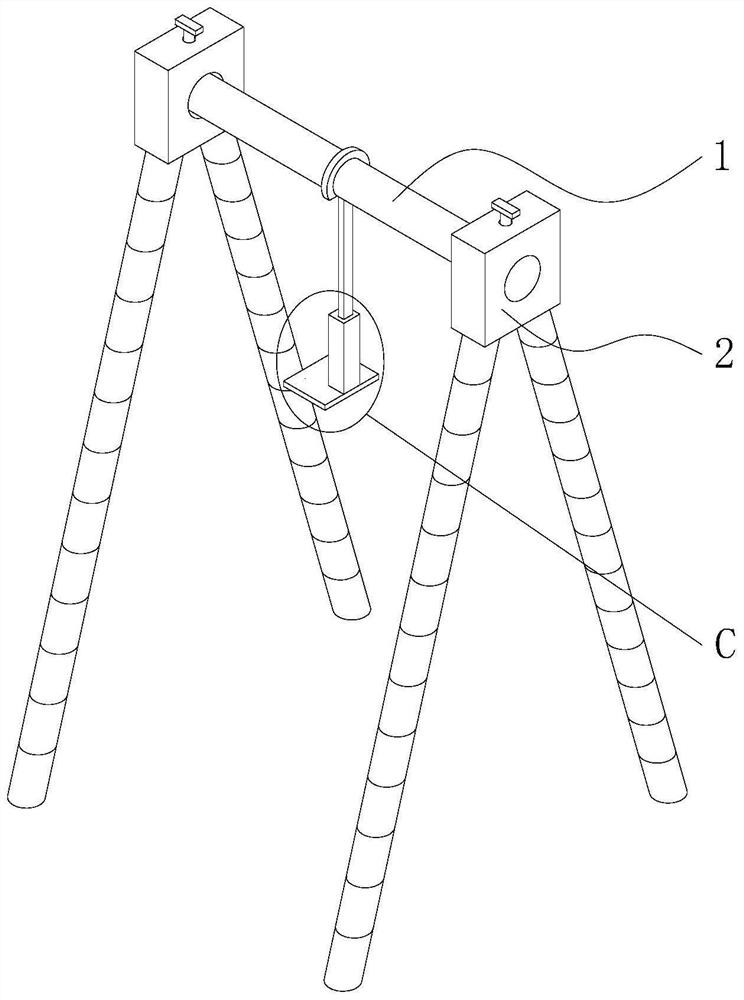 High-stability agricultural planting frame for agricultural planting