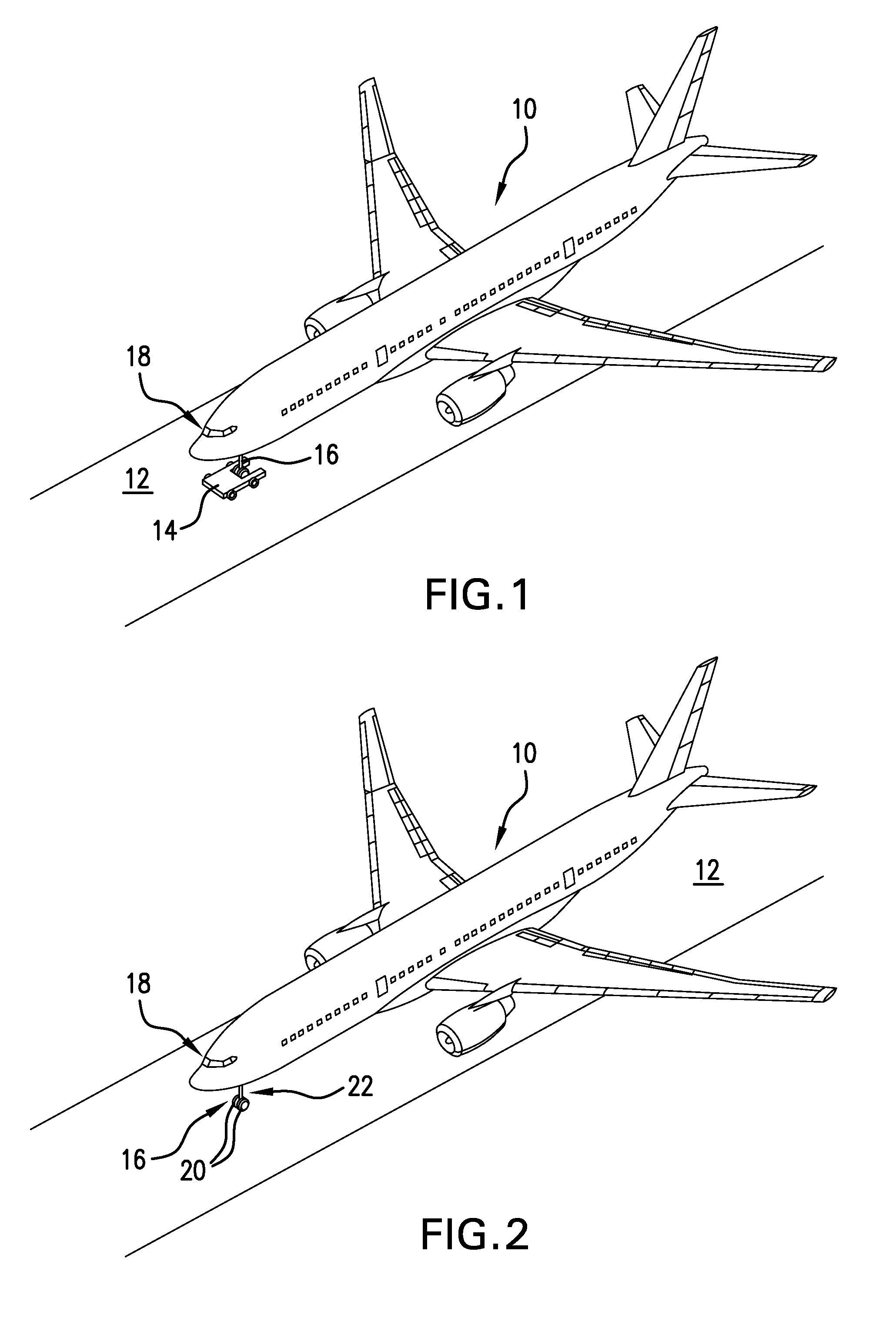 Method for increasing landing gear effective life and aircraft landing cycles
