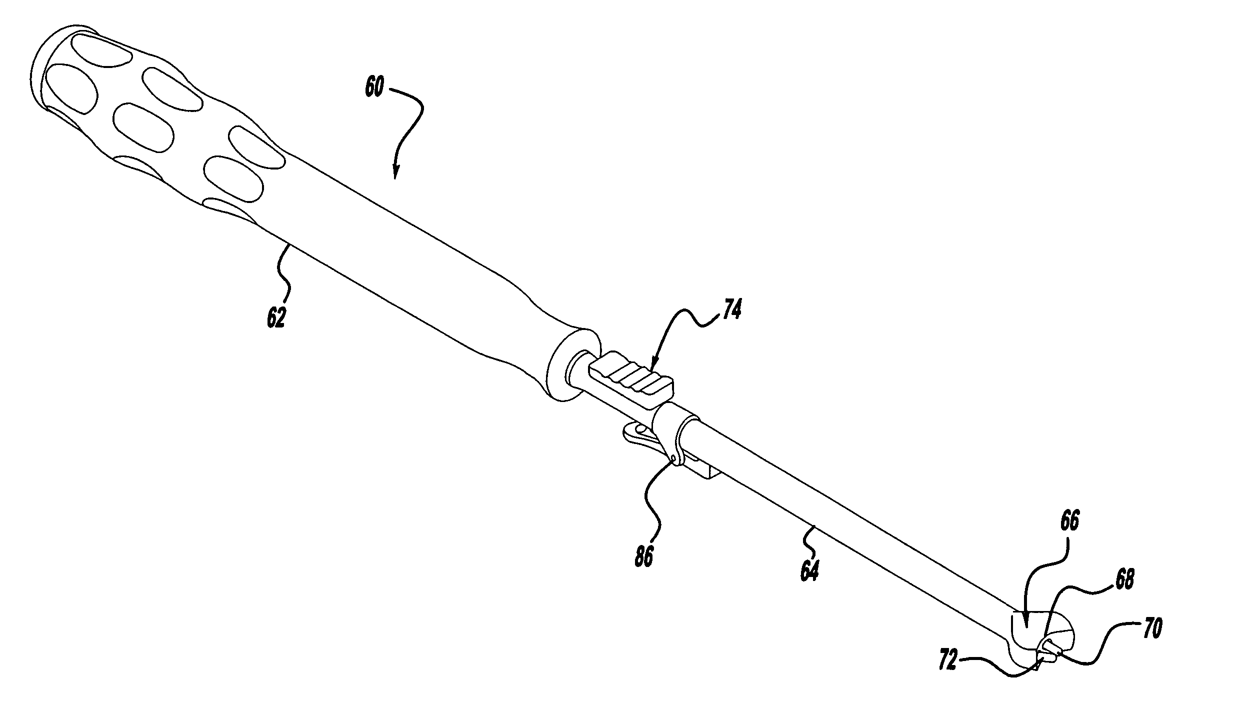 Surgical instrument for implants