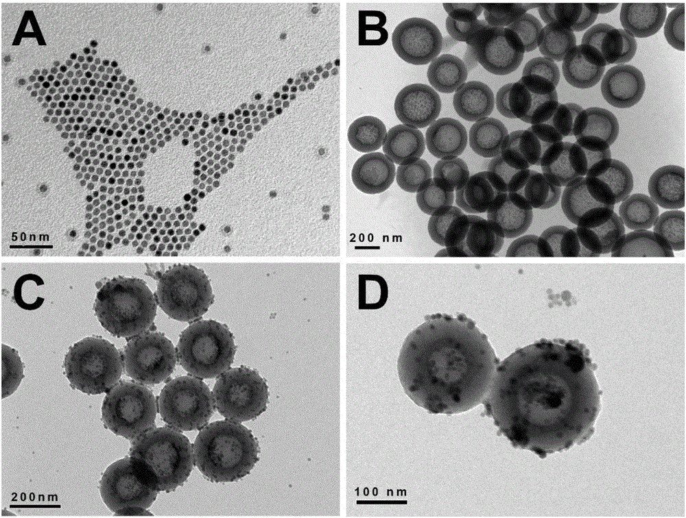Nano material for tumor imaging and treatment and preparation method of nano material