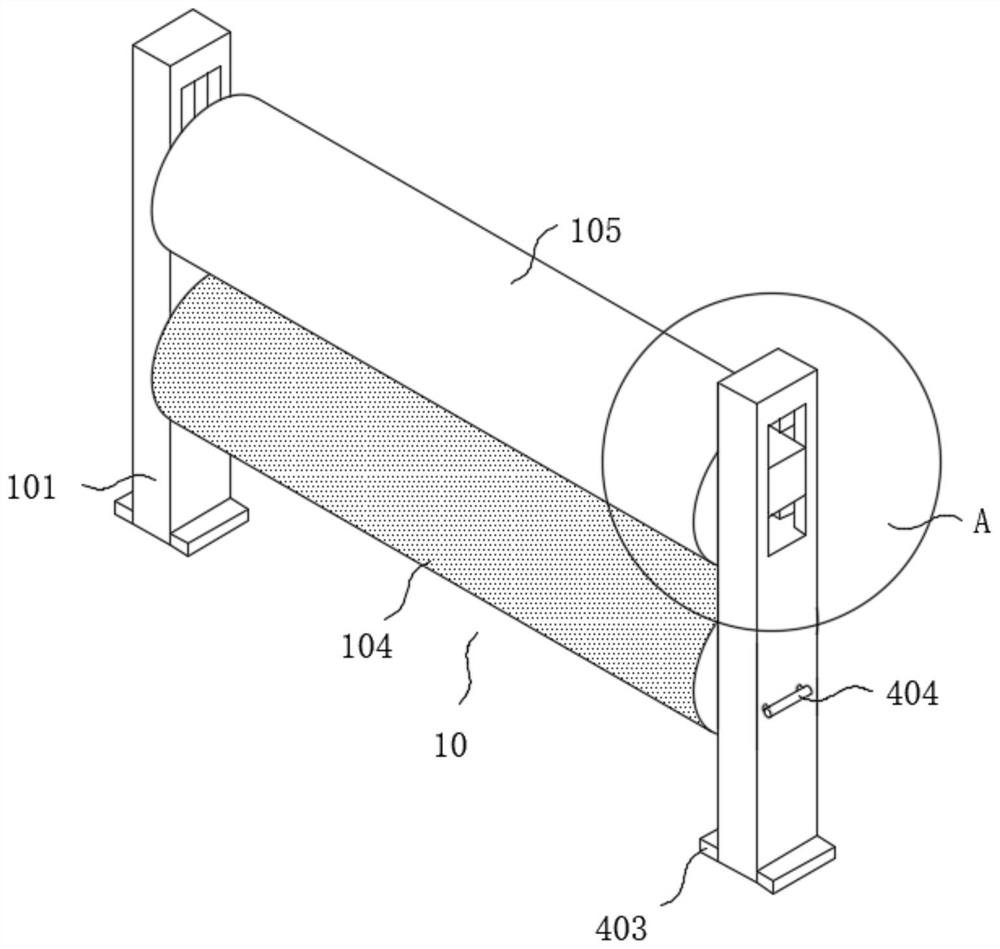 Textile feeding device with adjustable guide mechanism