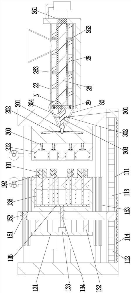 Degradable plastic packaging box injection molding process