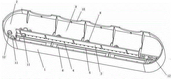 Single-face planter with irrigation and humidification system