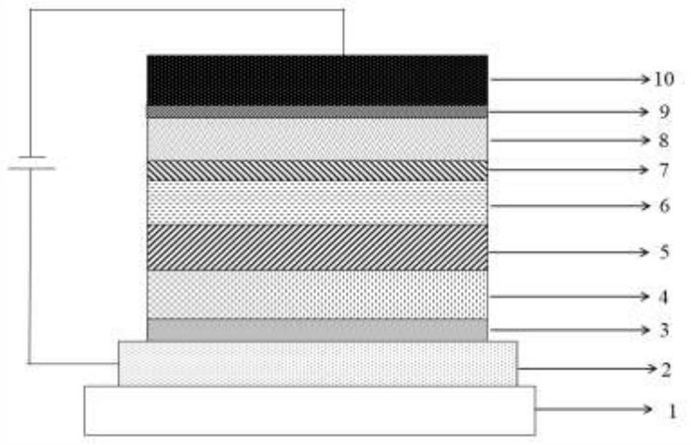 Compound containing xanthone and organic electroluminescent device containing same