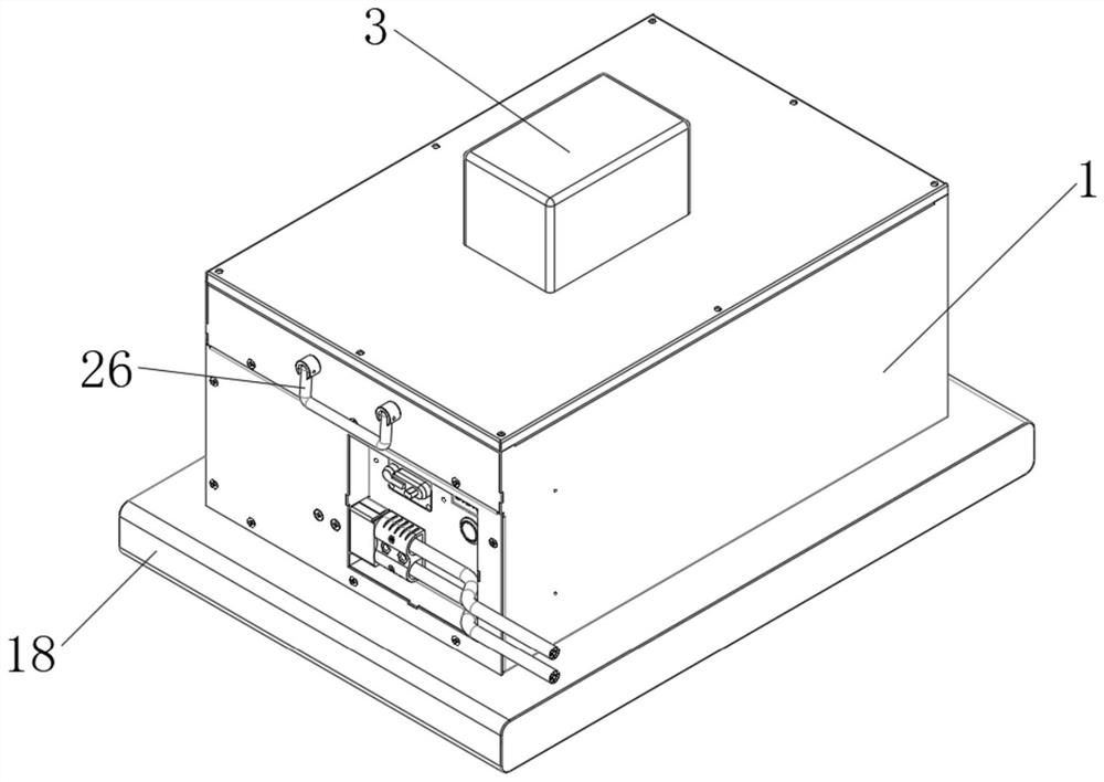 New energy battery box with intelligent heat dissipation function