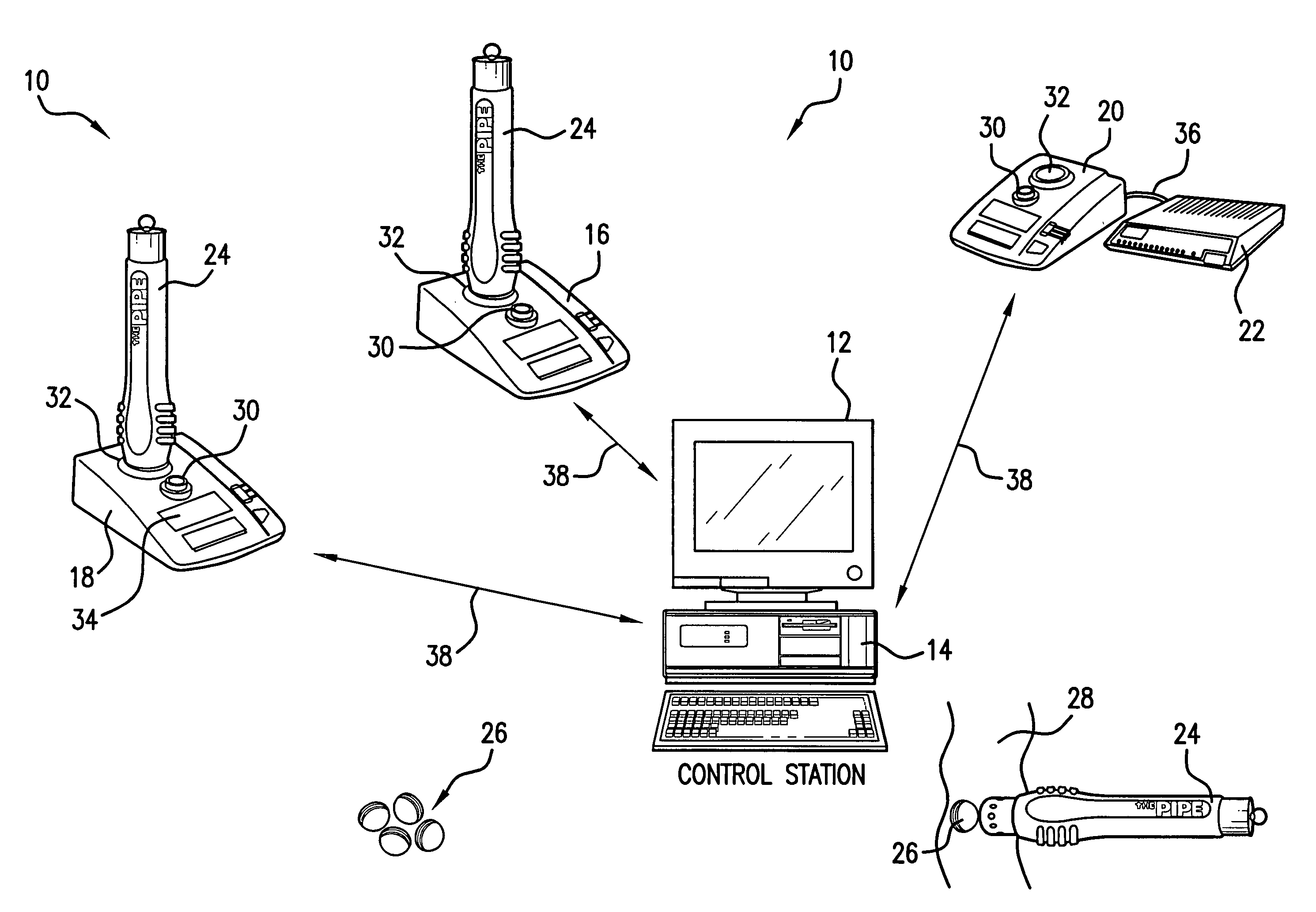 Guard tour system incorporating a positioning system