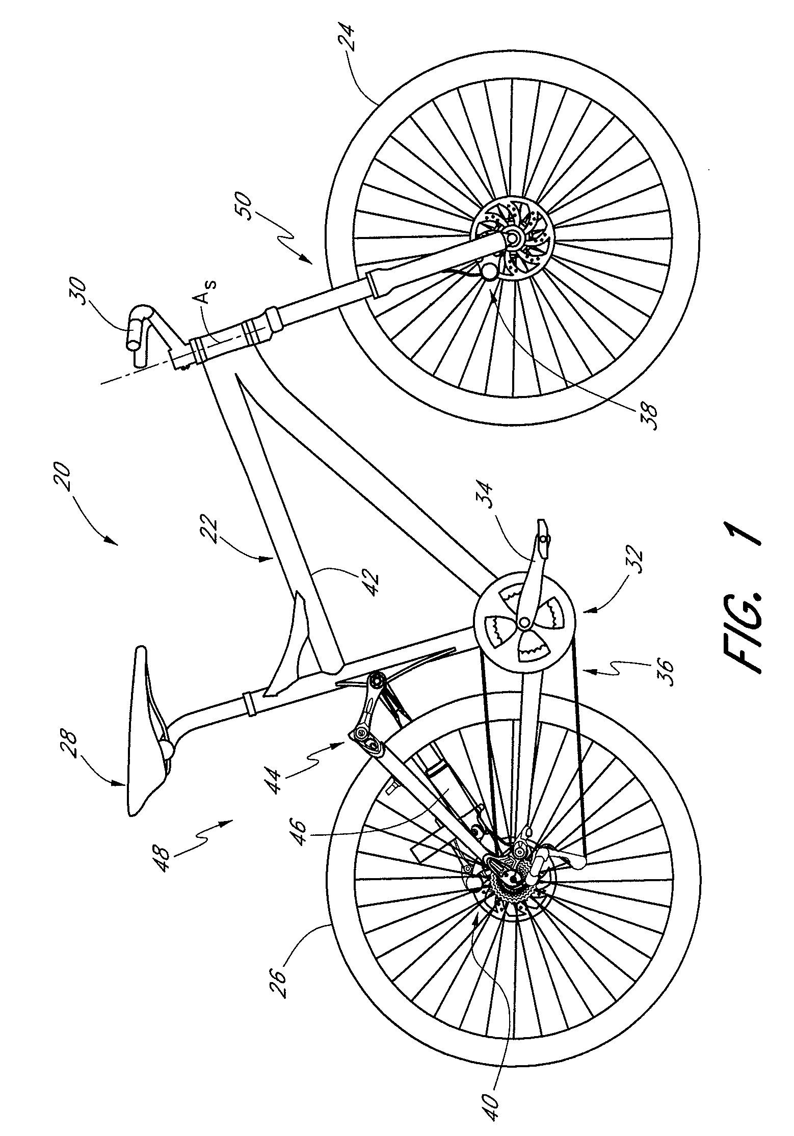 Bicycle suspension assembly