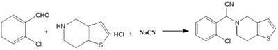 Preparation method of clopidogrel intermediate compound