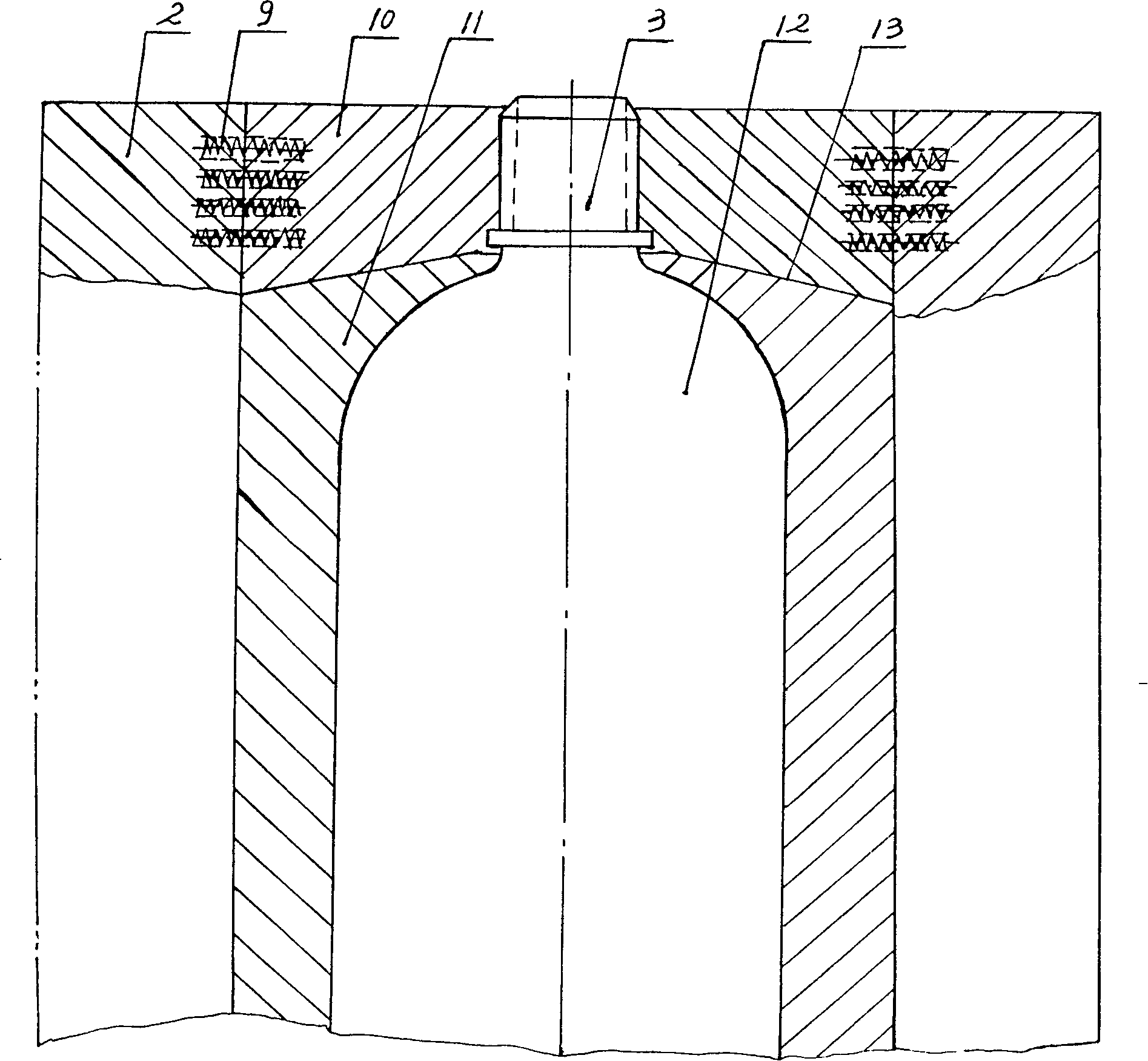 Equipment for making hot-filling polyester bottle