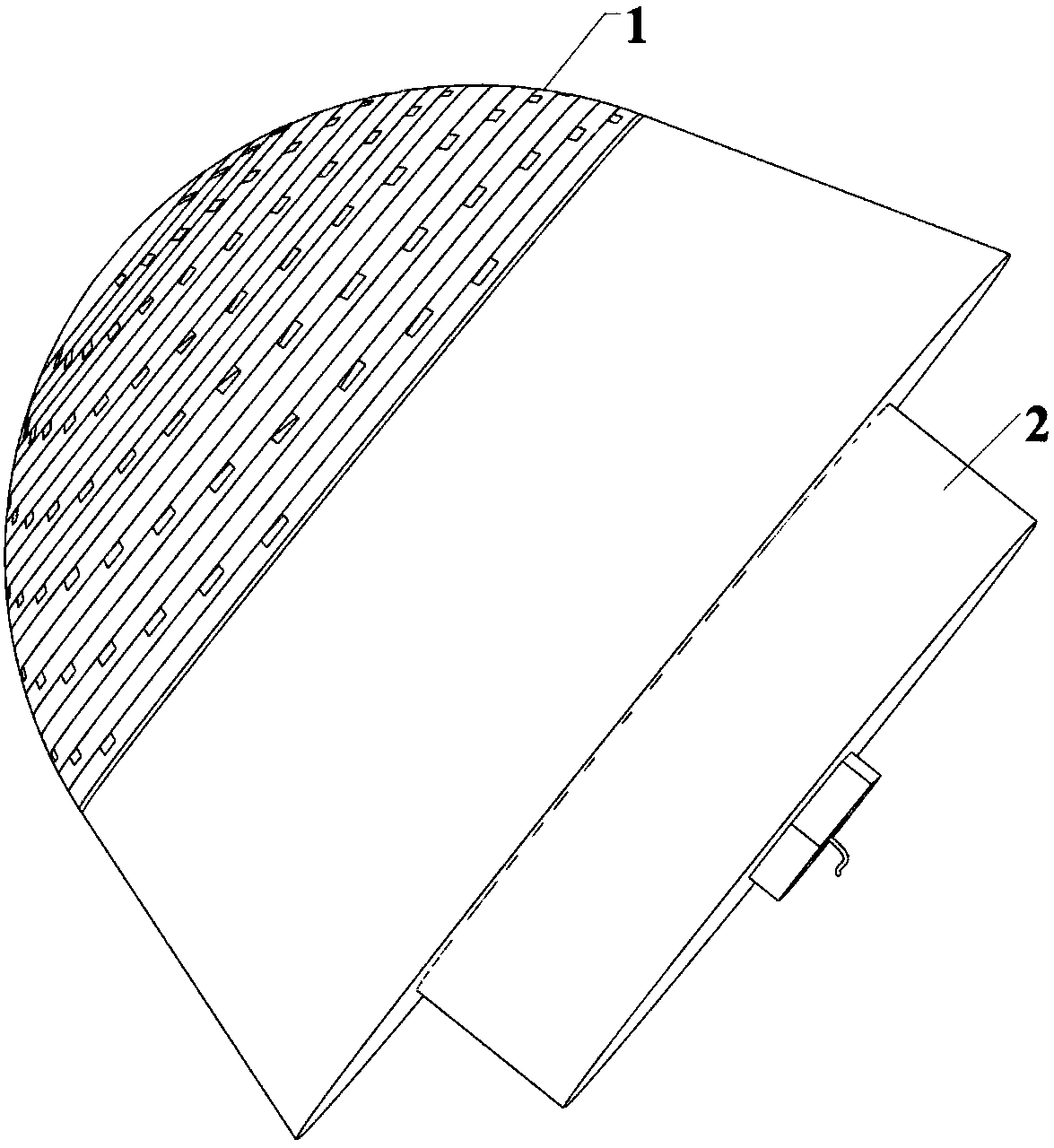 Laminated combustion gas transpiration nose cone