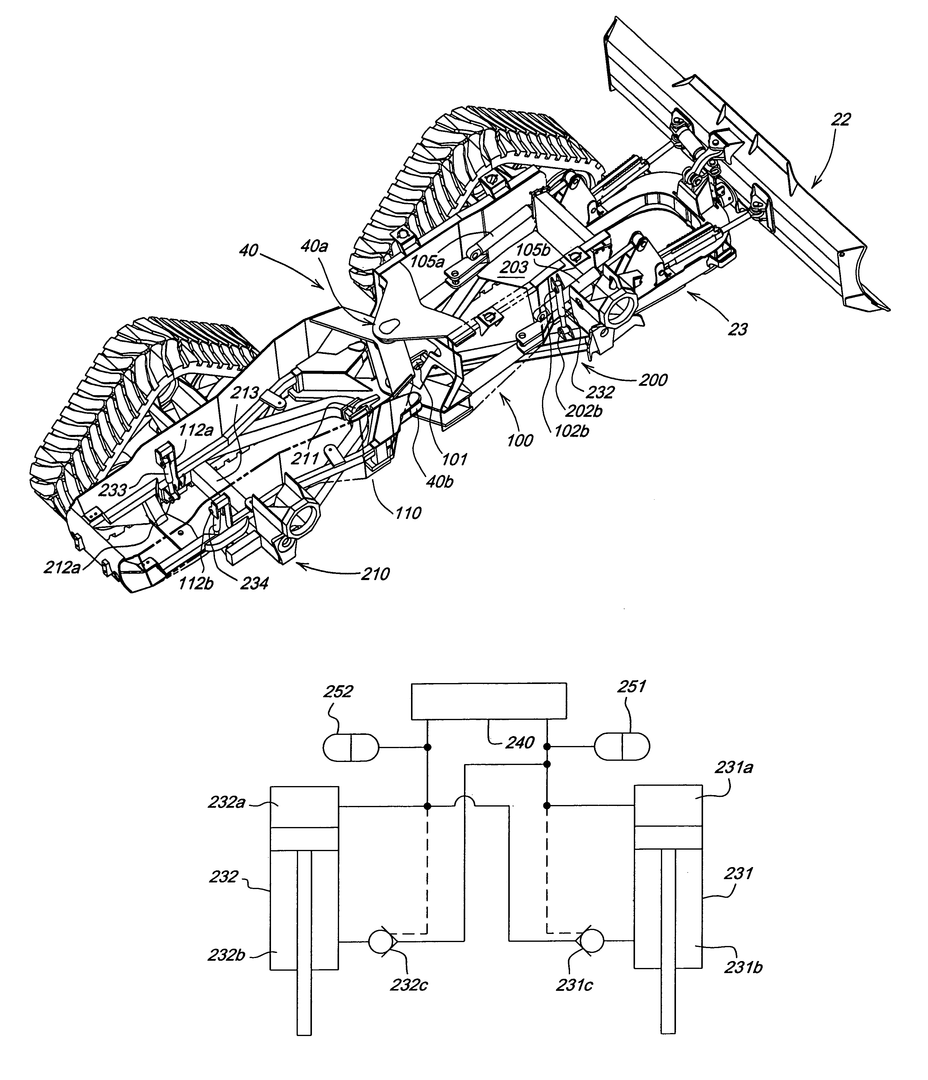 Load based suspension motion limiting