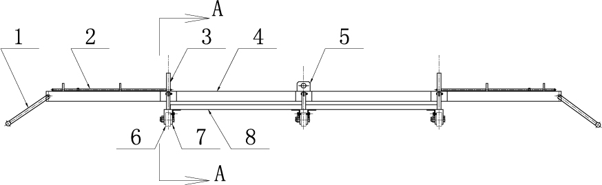 Special lifting frame for heating plate for wood heat treatment