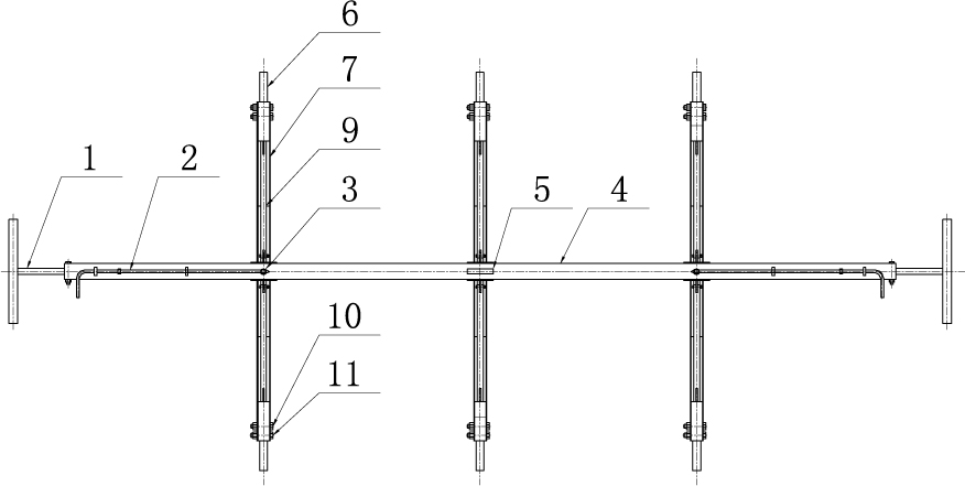 Special lifting frame for heating plate for wood heat treatment