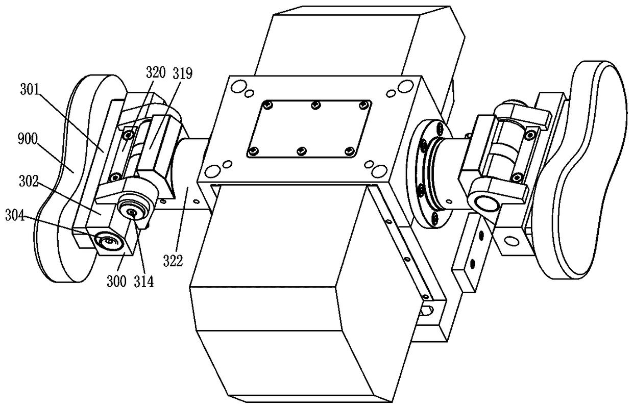 Processing device dedicated to shoe sole molds