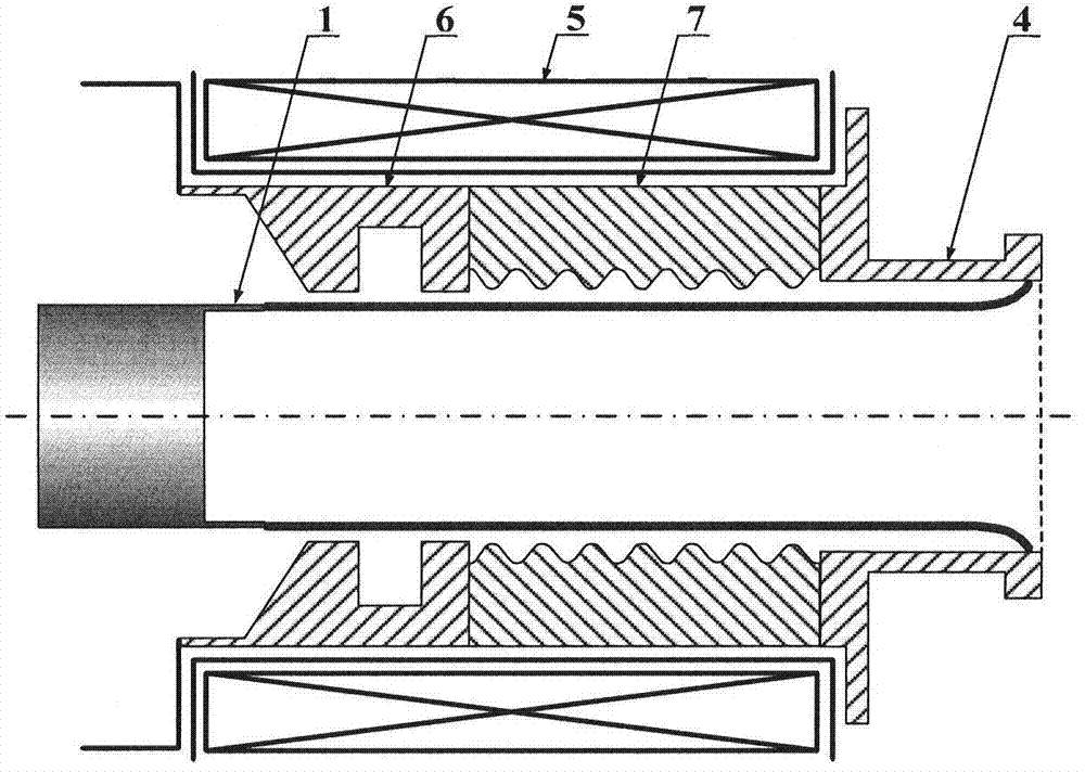 Directly produce circular polarization te  <sub>11</sub> relativistic return wave tube