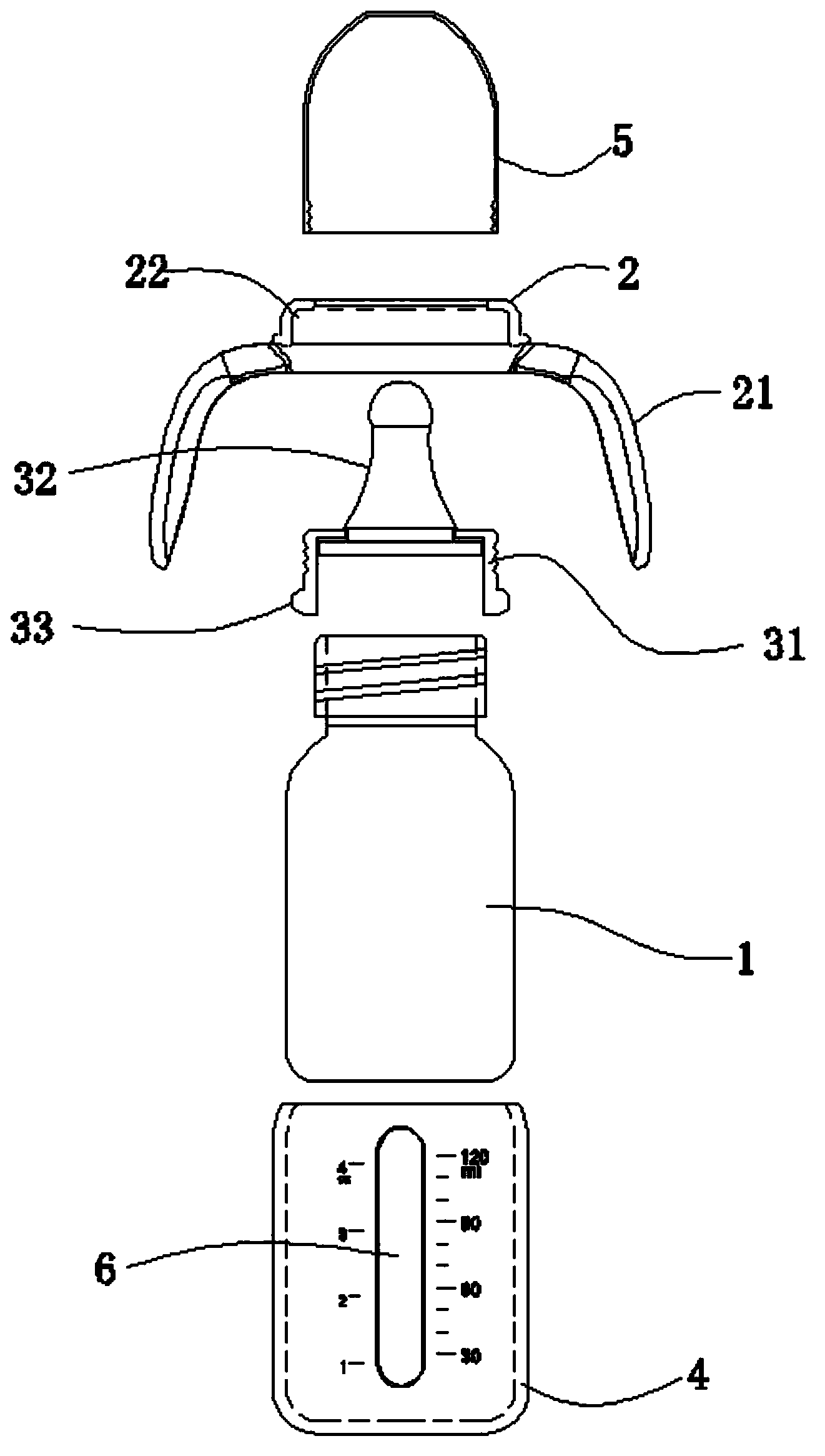 Breaking prevented bottle