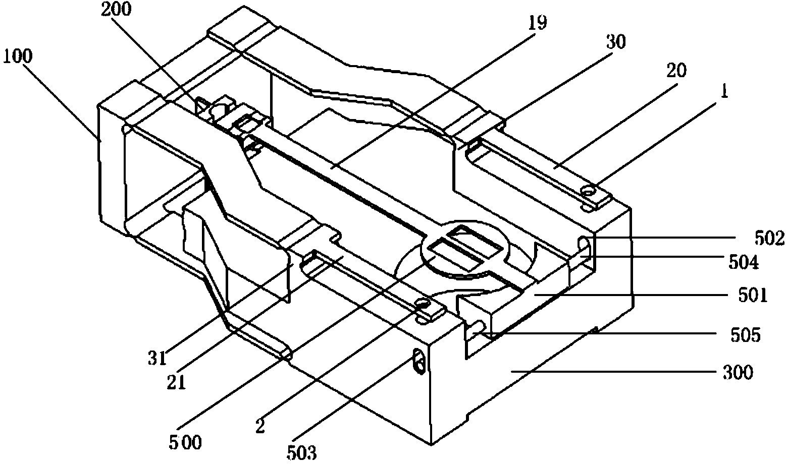 Single sensor mechanical structure for weighing