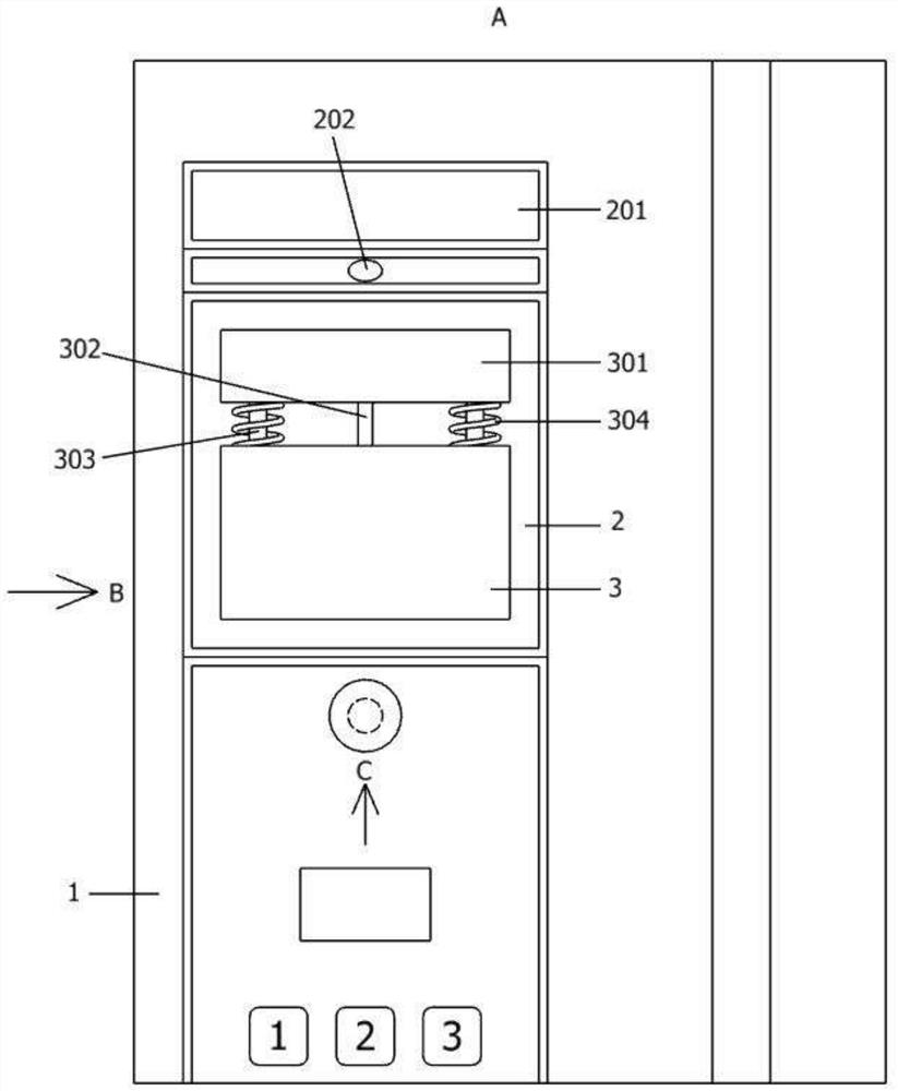 Intelligent door with automatic cleaning probe structure and door lock thereof