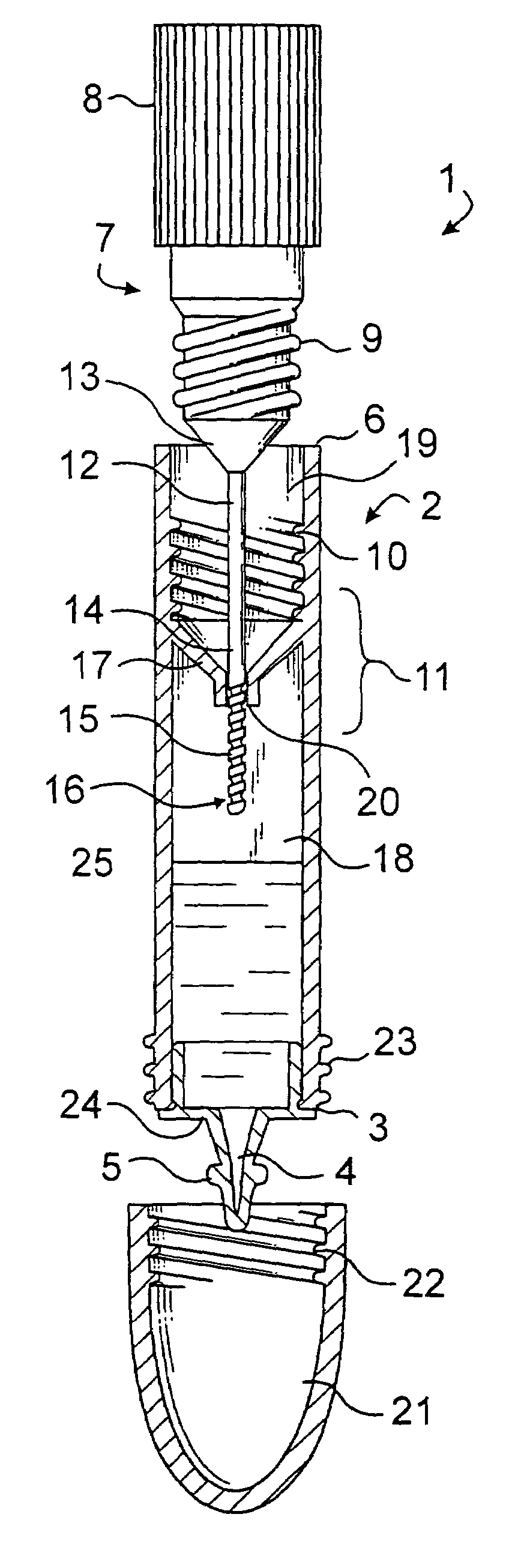 Specimen collection and application apparatus