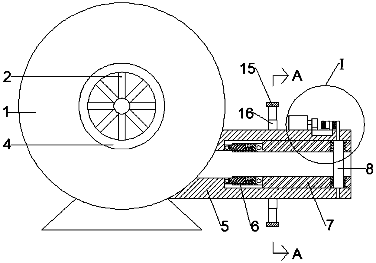 Anti-explosion frequency conversion and energy saving centrifugal ventilator