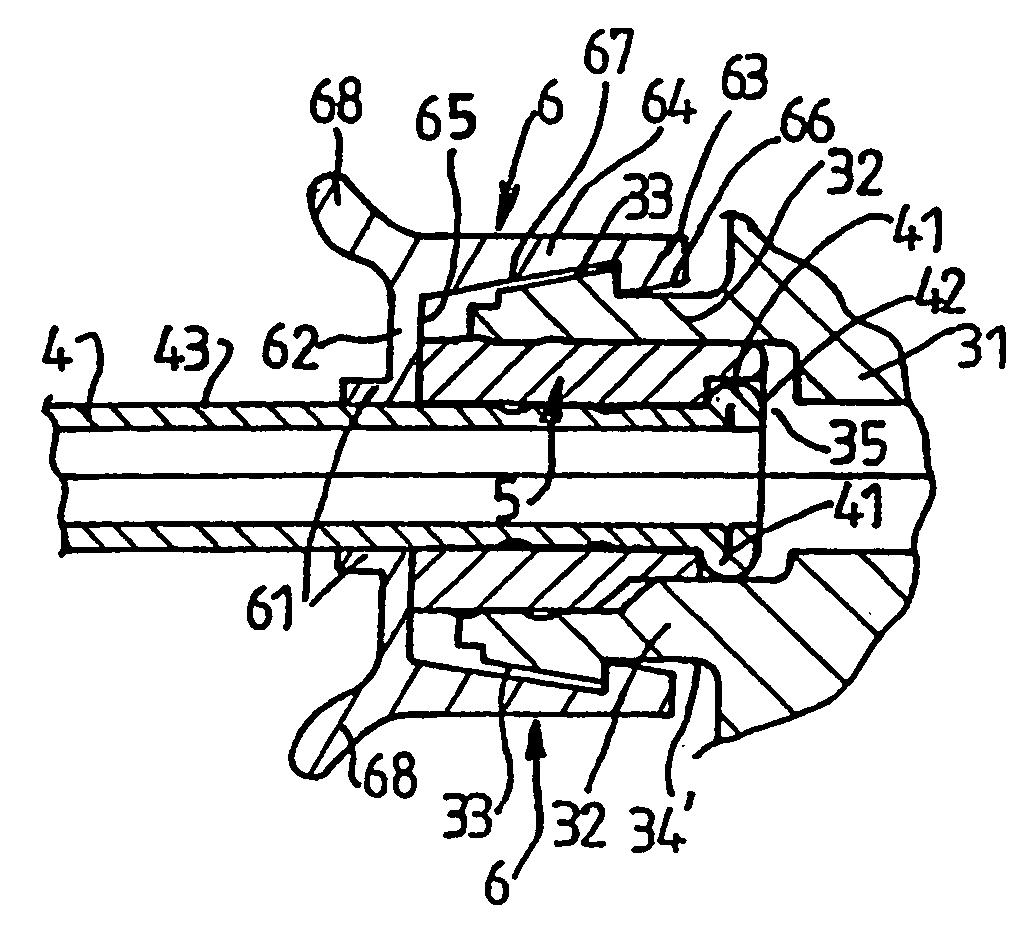 Pre-assembled sealing connection