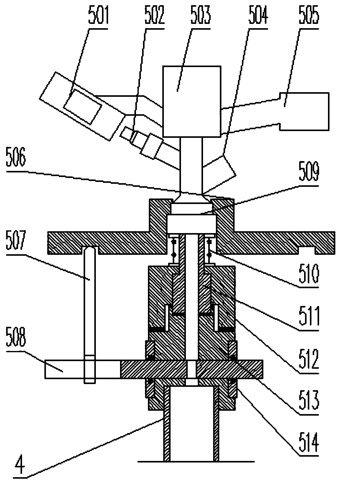 Energy-saving forage grass irrigation device