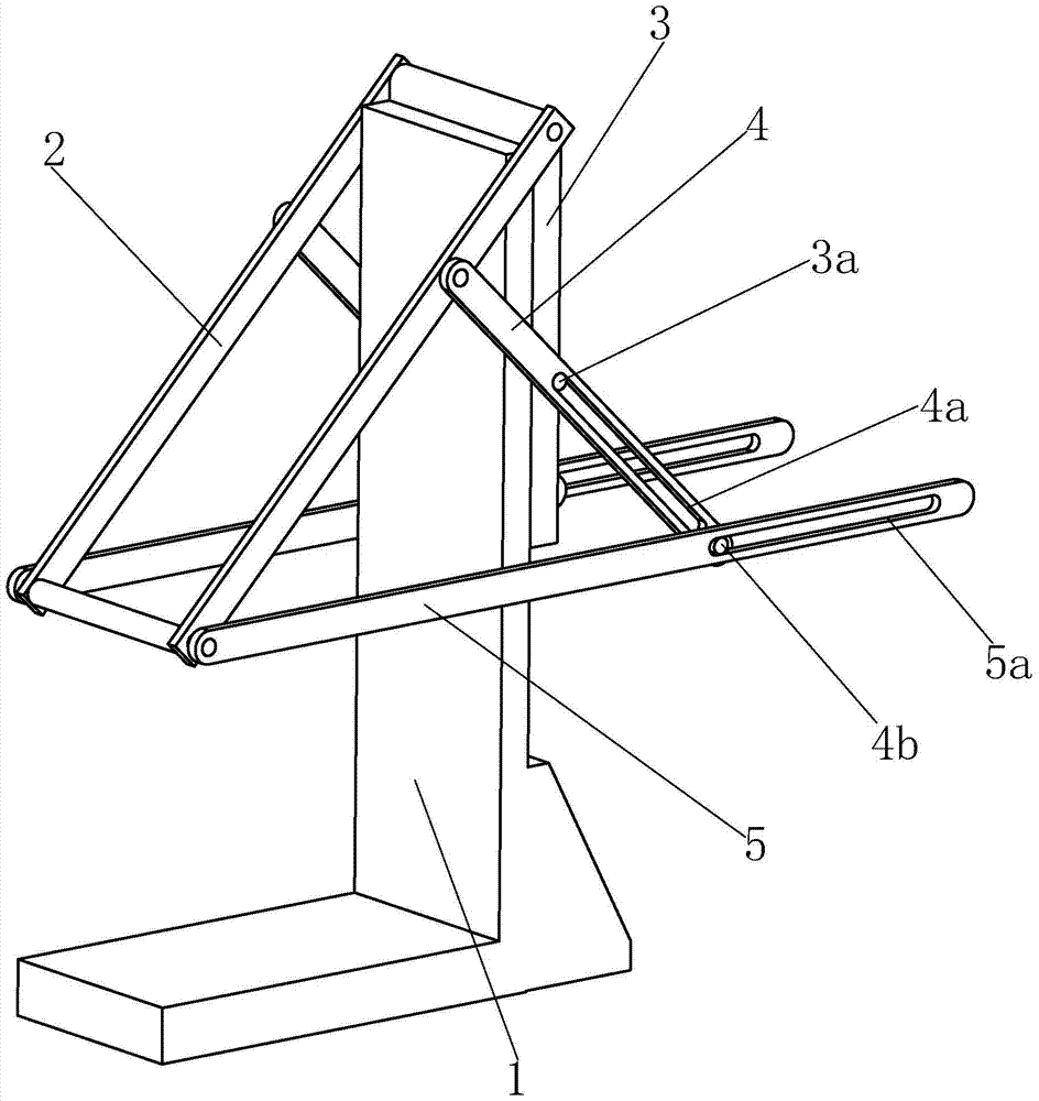 A triple-angle rotating open-air shade frame
