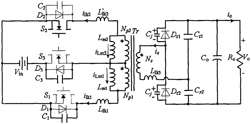A voltage doubler soft switching push-pull DC converter