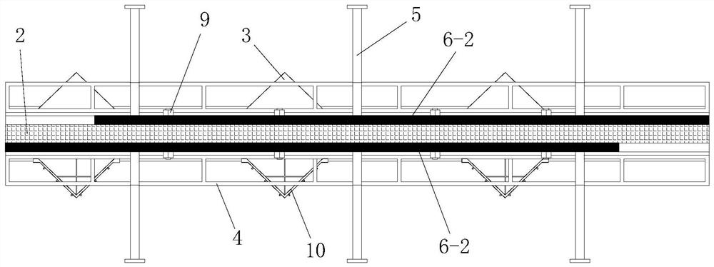 A construction method for separate warehouse joints of concrete floor