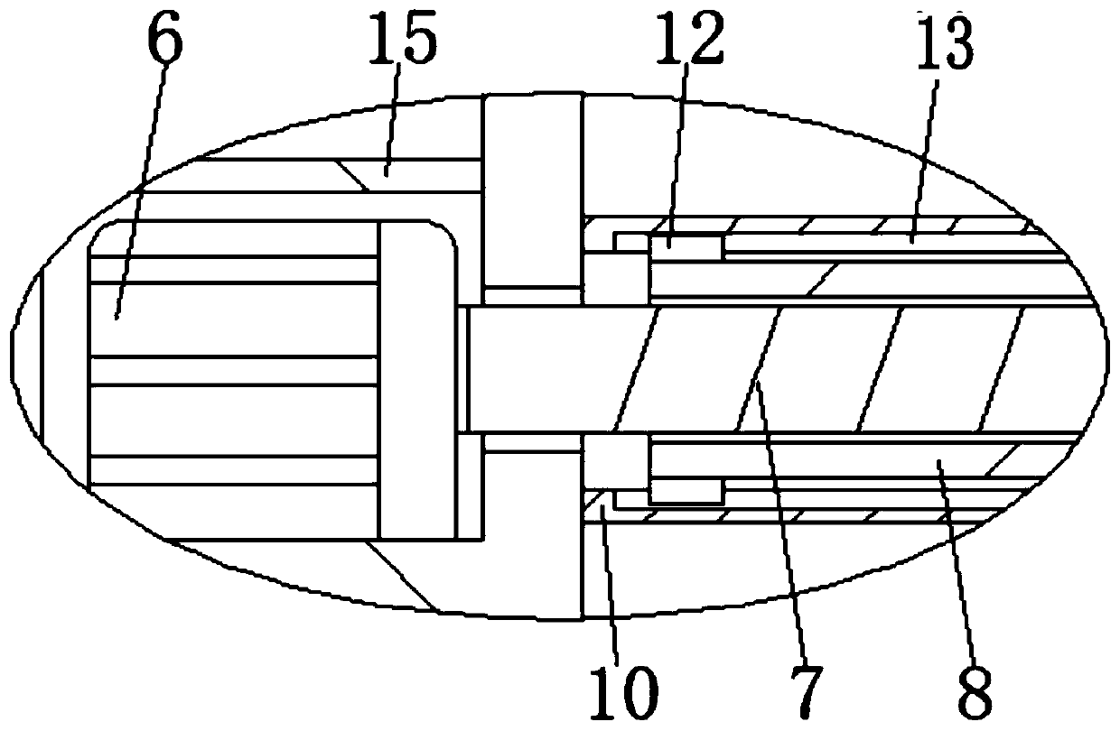 Adjusting mechanism of feeding device for photocatalyst production