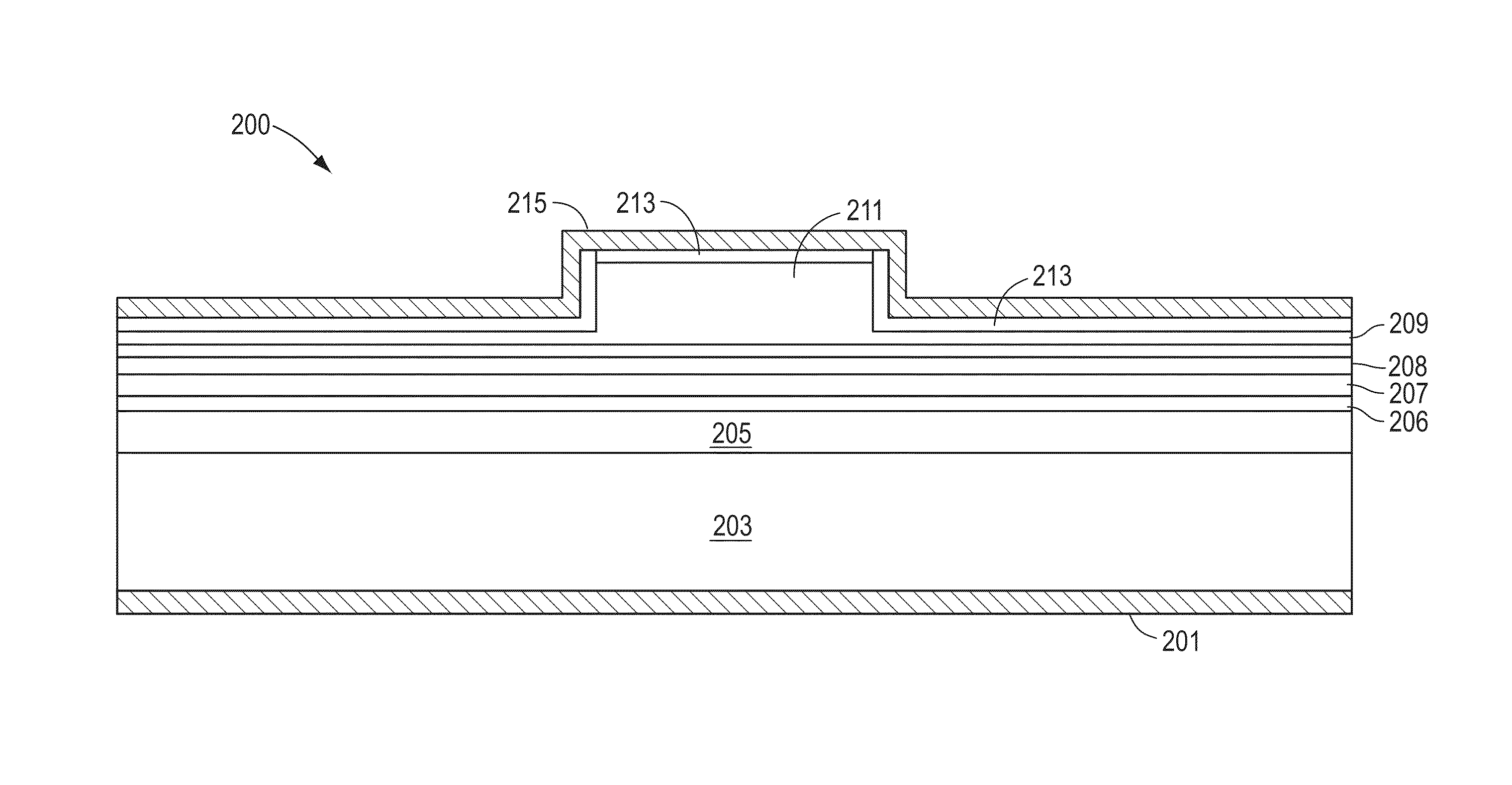Optical device structure using GaN substrates for laser applications