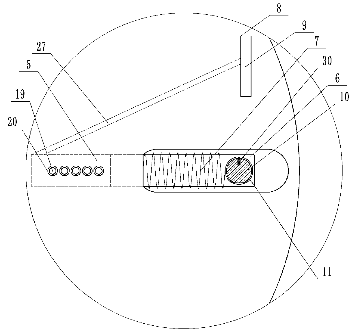 Fast cutting and rewinding machine