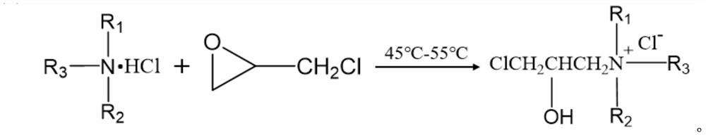 A kind of preparation method and application of active hydrophilic type formaldehyde-free color fixing agent