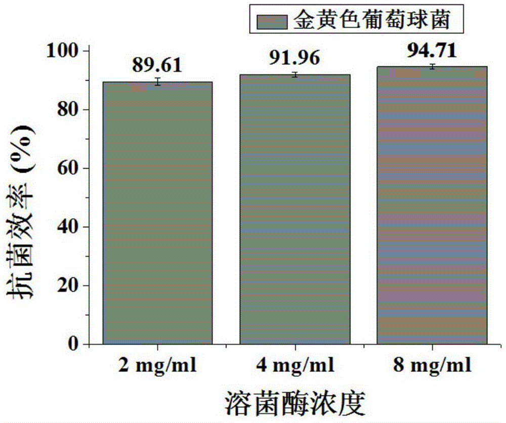 Application of two-dimensional lysozyme nanometer film as antibacterial material