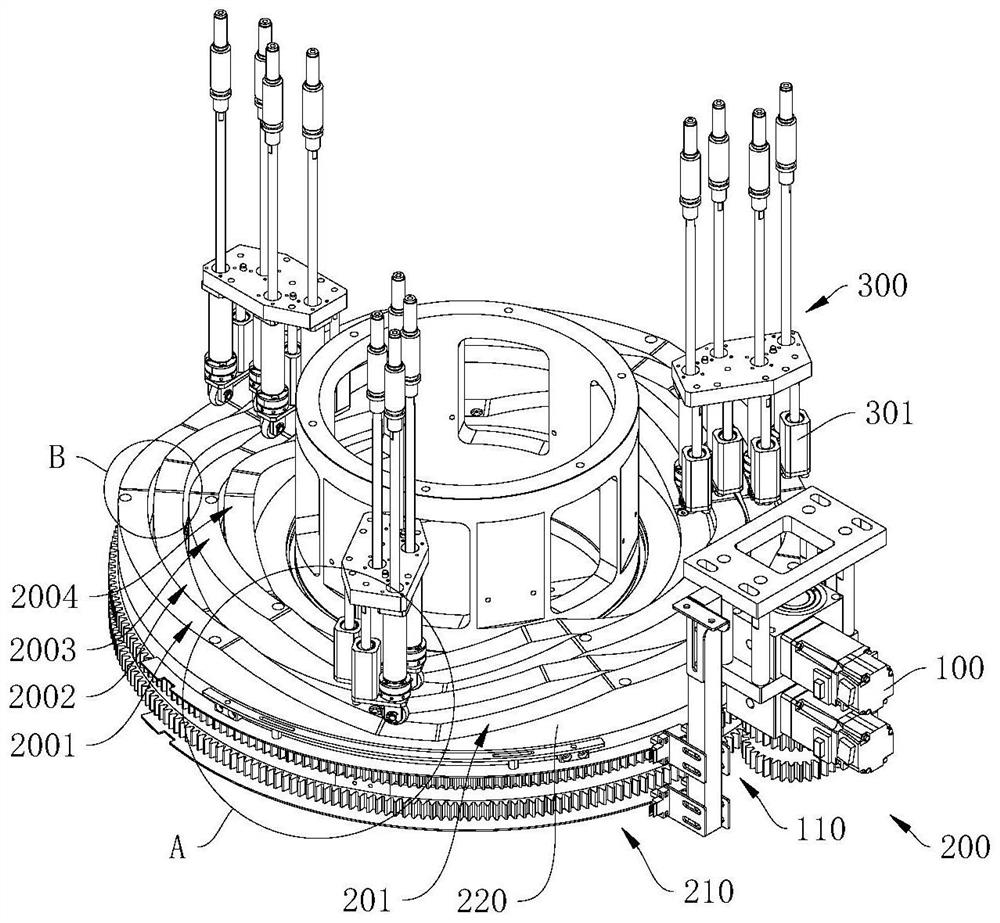 Lifting structure, single wafer cleaning mechanism, method and equipment