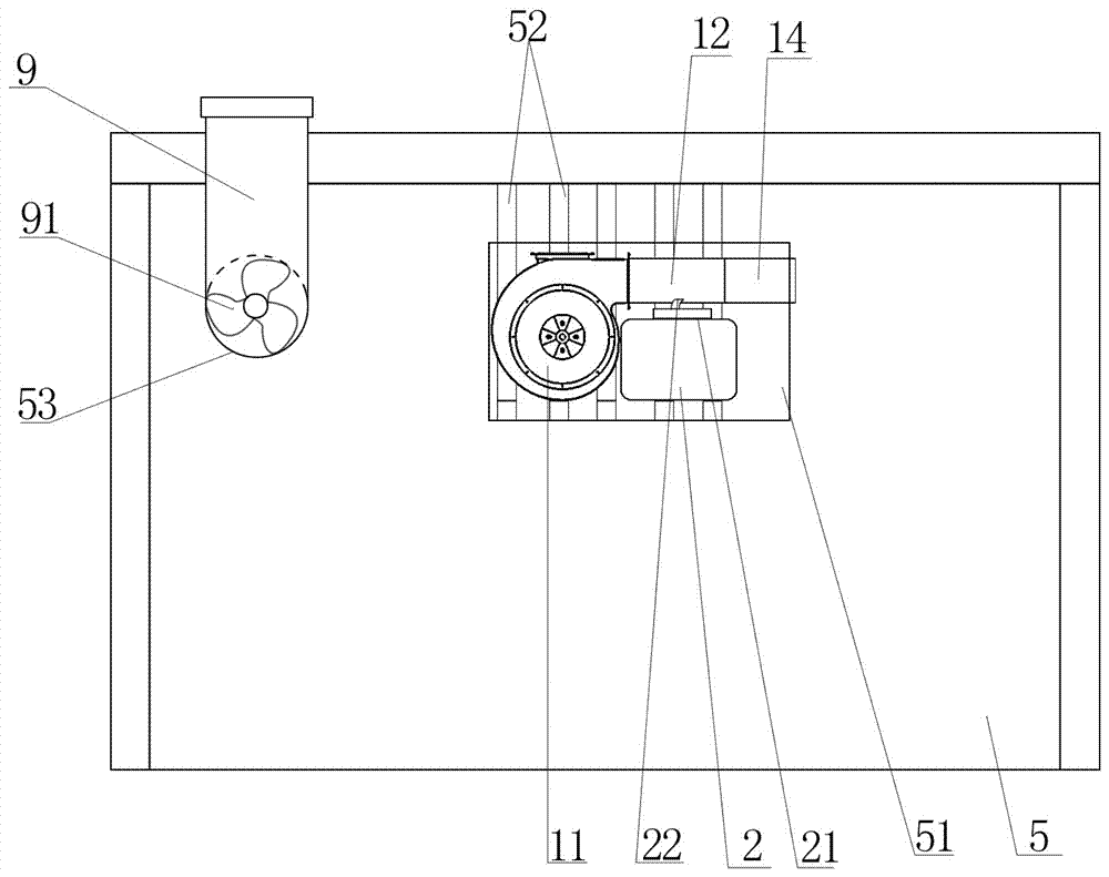 Online plasma sterilizing device and method for refrigeration house