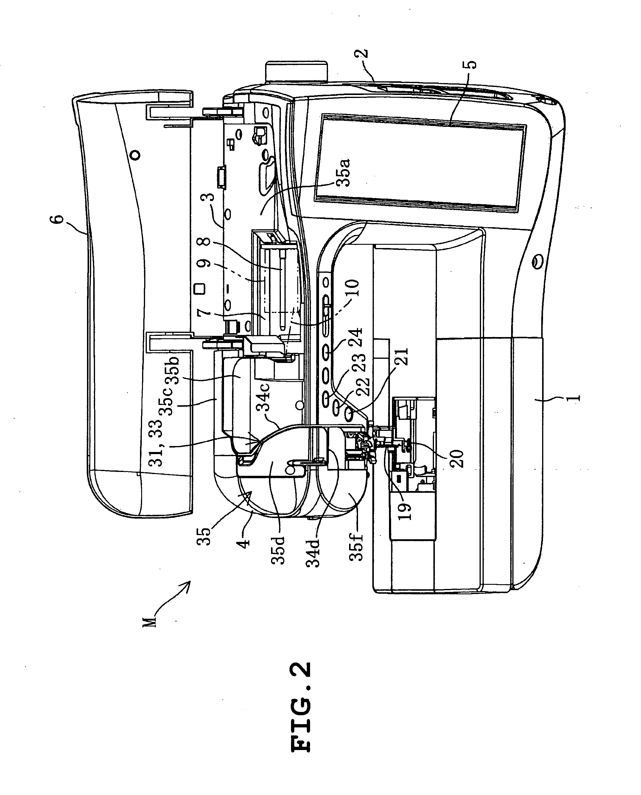 Sewing machine with automatic threading mechanism