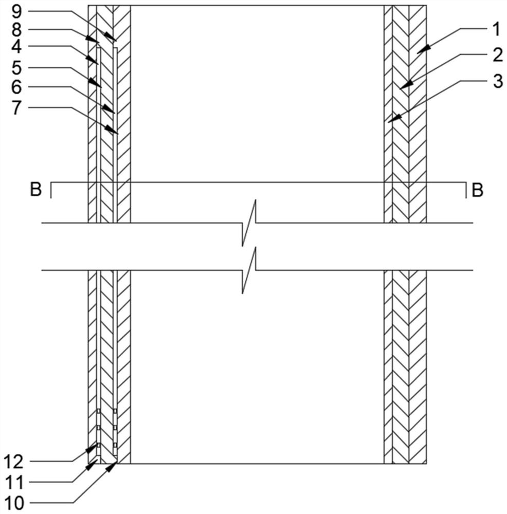 An extensible nested steel pipe pile and its installation method