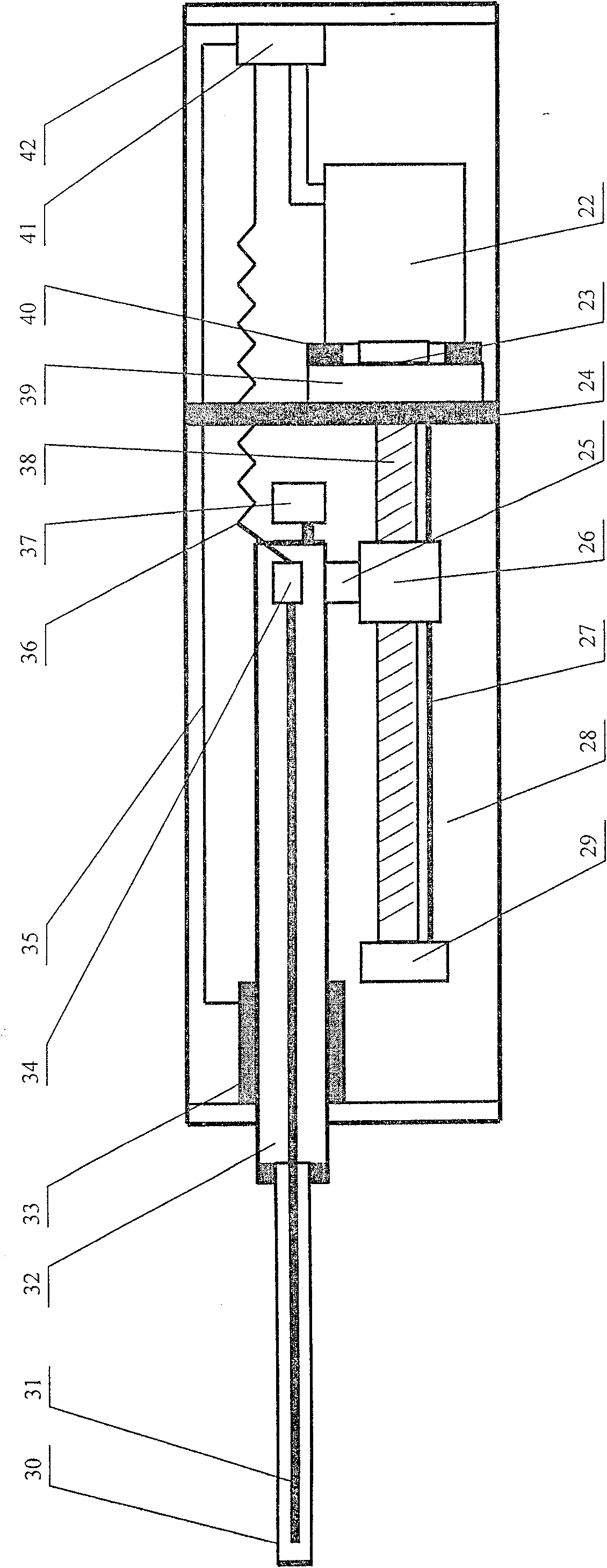 Prebaked aluminum electrolytic tank parameter measuring method and its device